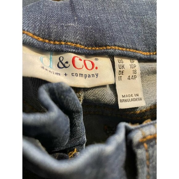 Denim & Co. Canyon Retreat Easy Stretch Denim Jean 6 PETITE (404) - Picture 2 of 4